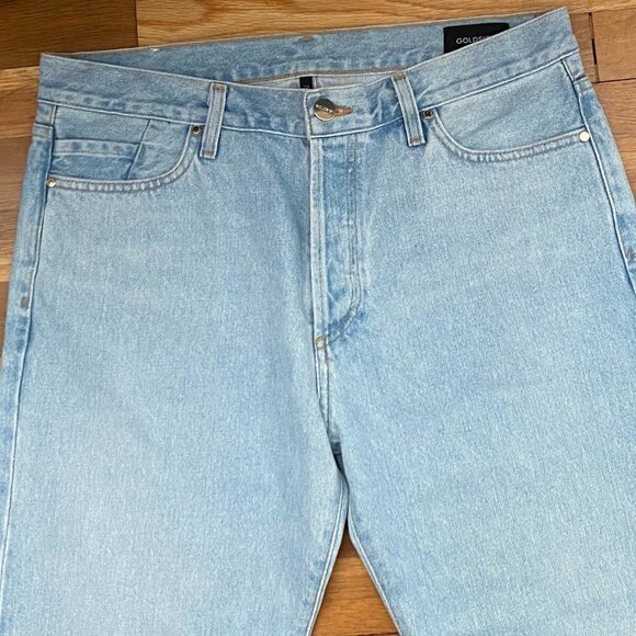 NEW Goldsign The‎ Low Slung 90s Straight Crop Jeans Nichols 29 - Picture 8 of 15